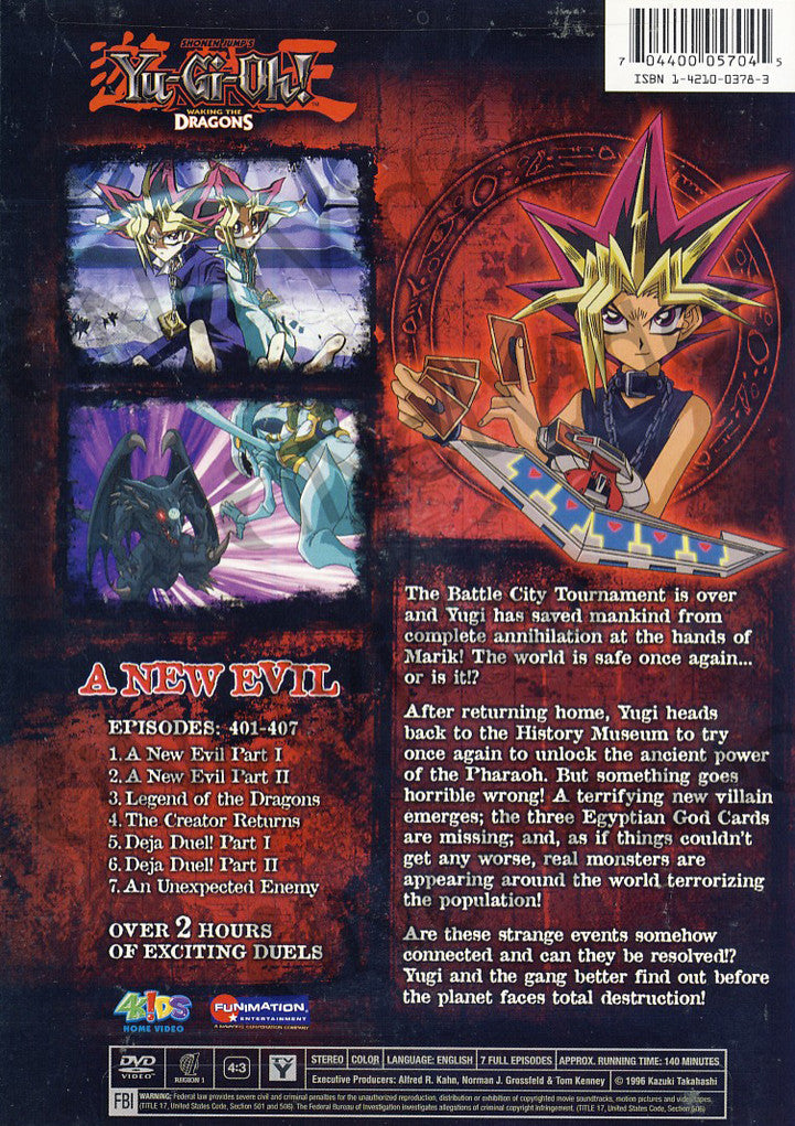 Yu Gi Oh Waking The Dragon A New Evil Season 4 Vol1 On Dvd Movie 6265