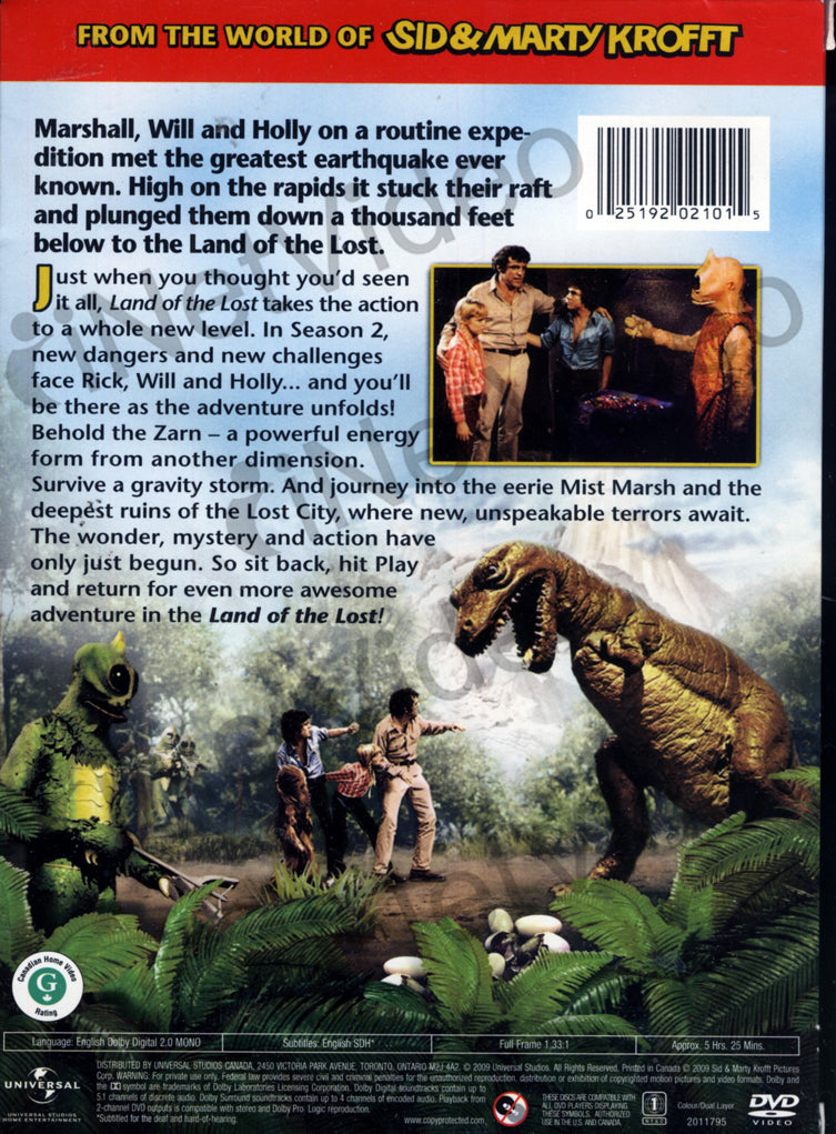 Land of the Lost - The Complete Second Season (Boxset) on DVD Movie