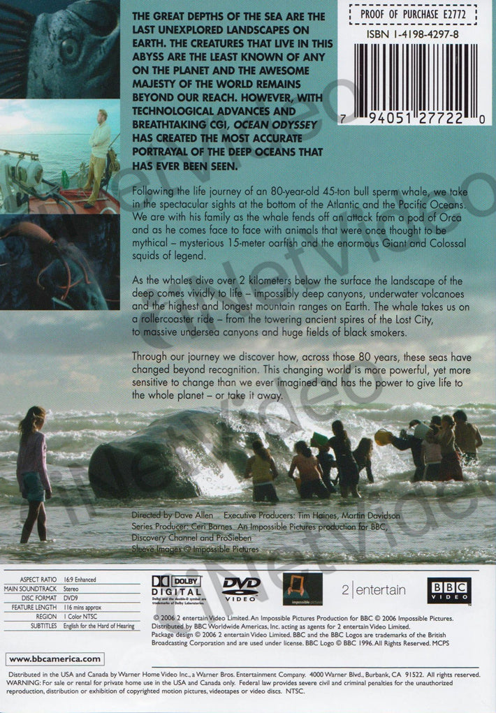 Ocean Odyssey on DVD Movie
