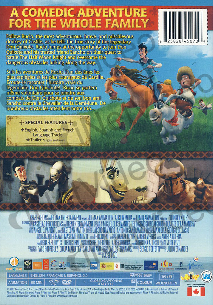 Donkey X (Bilingual) on DVD Movie