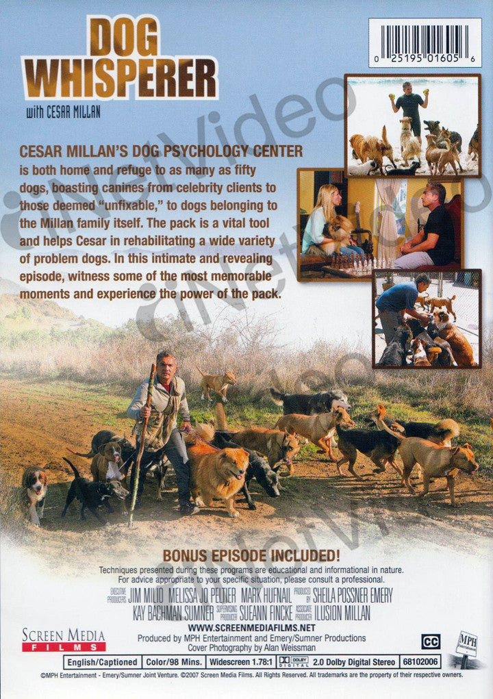 Dog Whisperer With Cesar Millan - Power Of The Pack on DVD Movie
