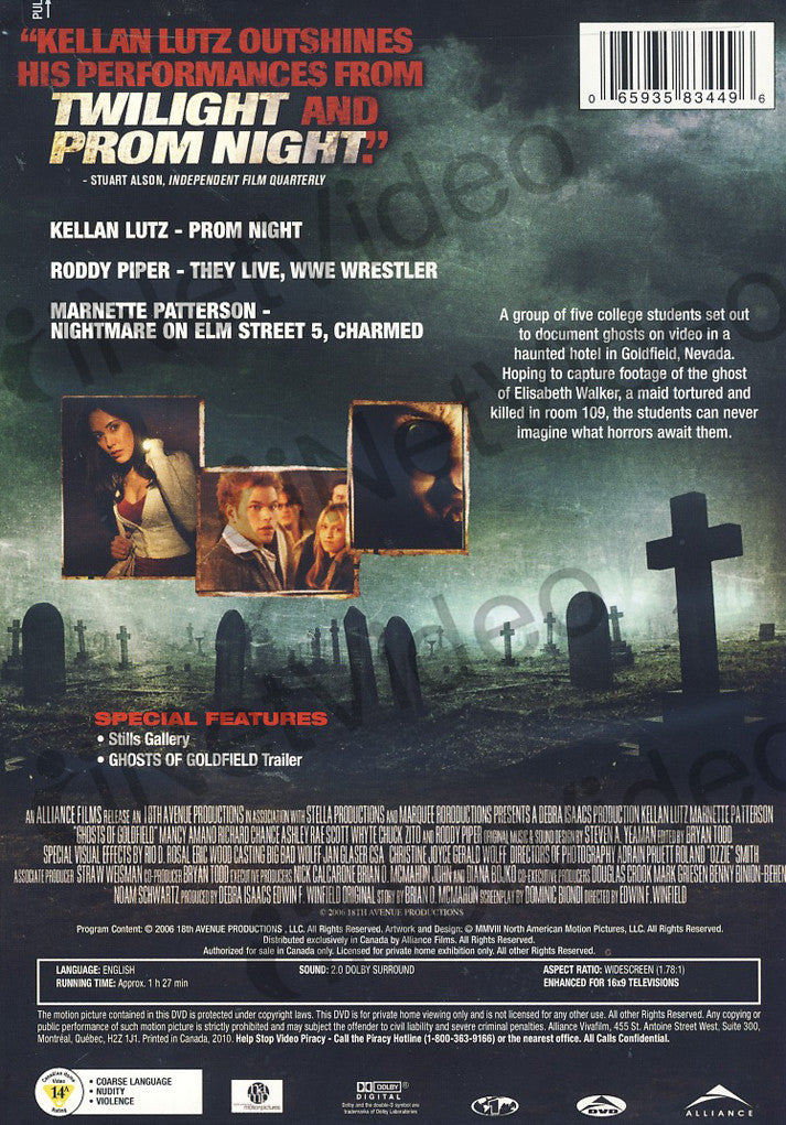 Ghosts of Goldfield on DVD Movie