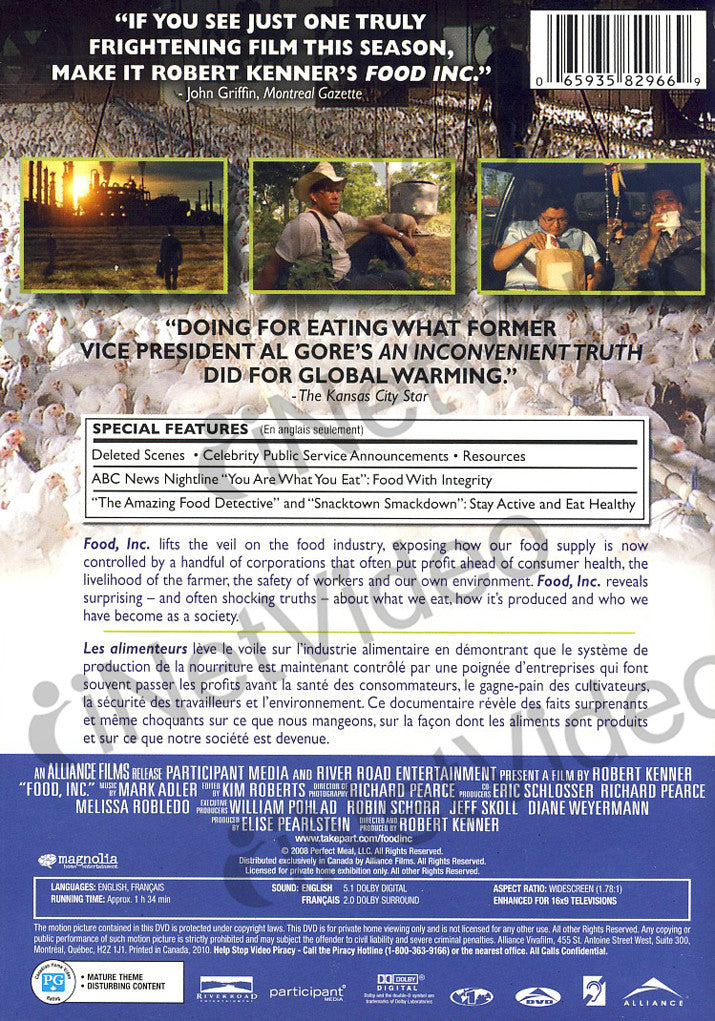 Food, Inc. on DVD Movie