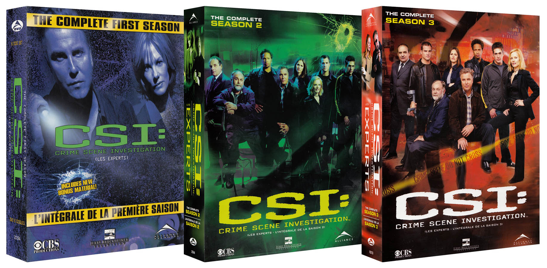 CSI - Crime Scene Investigation - The Complete Seasons 1 - 2 - 3