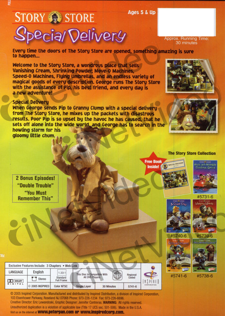 Story Store - Special Delivery on DVD Movie