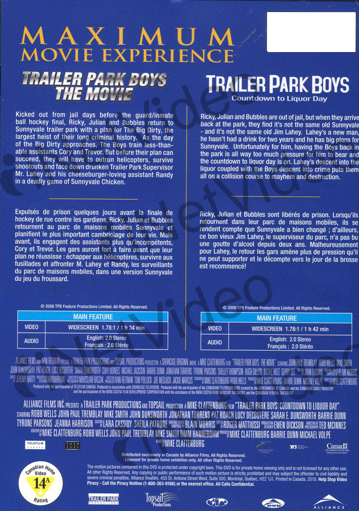 Trailer Park Boys (The Movie / Countdown to Liquor Day Double
