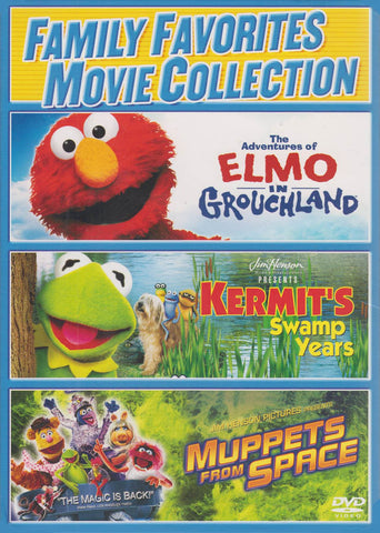 The Adventure Of Elmo In Grouchland / Kermit s Swamp Years / Muppets From Space (3-Pack) (Boxset) DVD Movie 