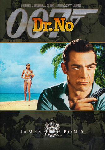 Dr. No Black Cover James Bond on DVD Movie