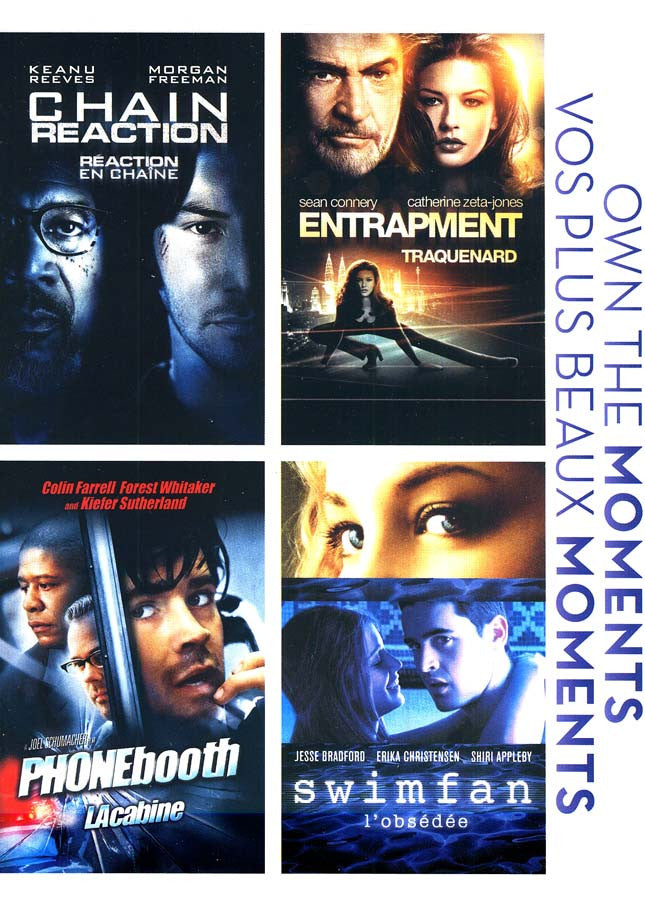 Chain Reaction / Entrapment / Phonebooth / Swimfan (Bilingual