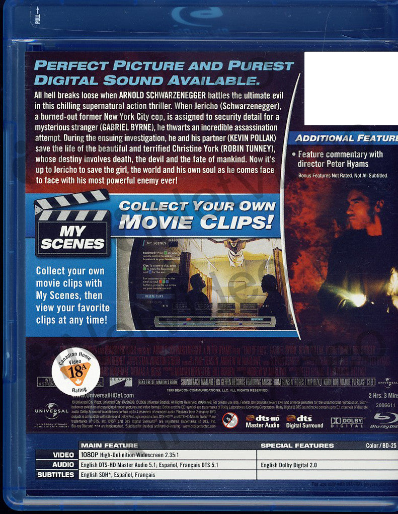 End of Days (Blu-ray) on BLU-RAY Movie