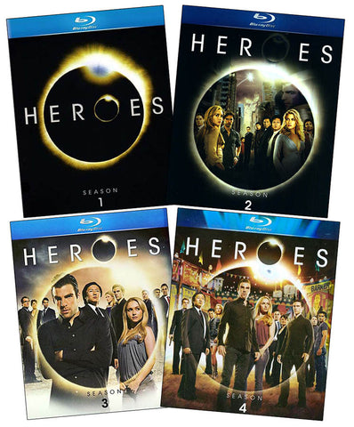 Heroes Complete Series Seasons 1-4 (4 pack) (Blu-Ray) (Boxset) on BLU-RAY  Movie