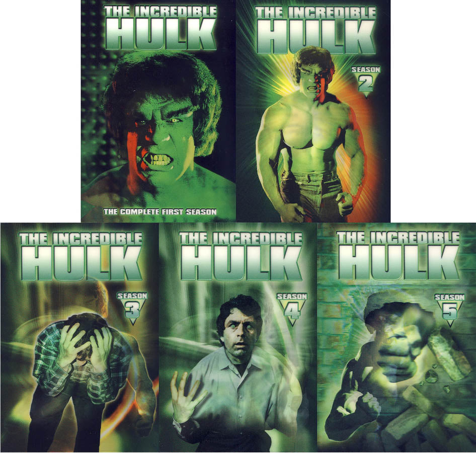 The Incredible Hulk: The Complete Series (Season 1, 2, 3, 4, 5