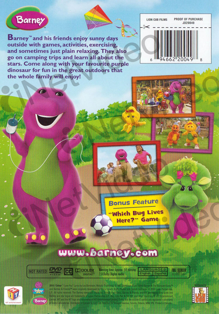 Barney - Let's Play Outside on DVD Movie