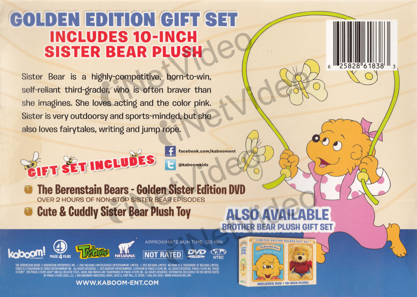 The Berenstain Bears - Golden Sister Edition (DVD + Plush) (Boxset