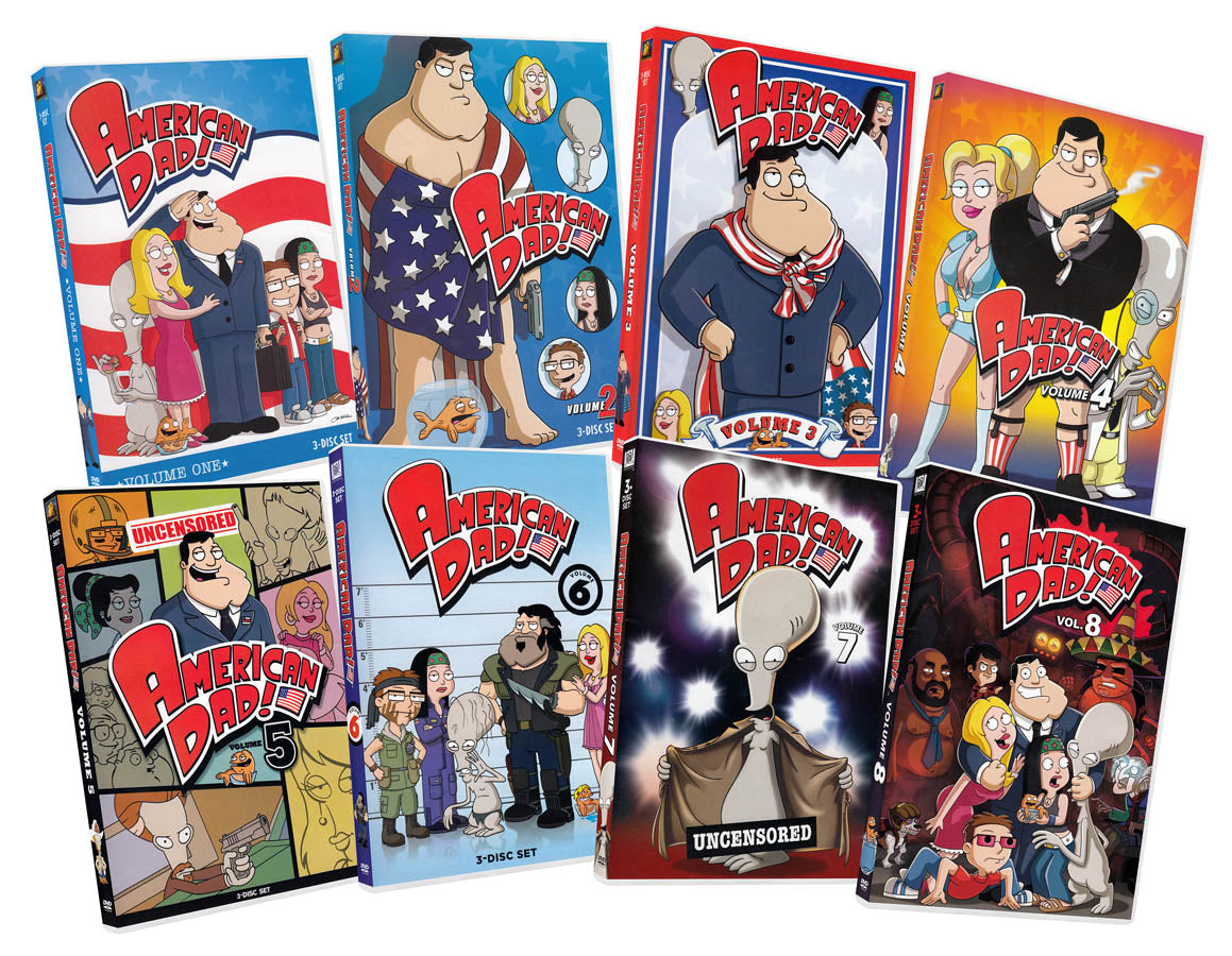 American Dad Ultimate Collection - Complete Volumes 1-8 (8 Pack