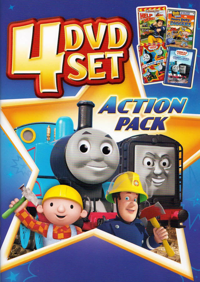 HiT Entertainment Action Pack (Fireman Sam / Bob / Thomas) (4 DVD