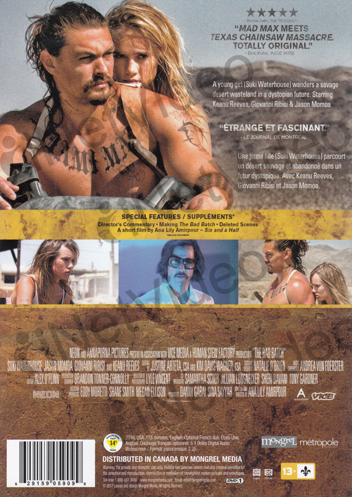 The Bad Batch (Bilingual) on DVD Movie