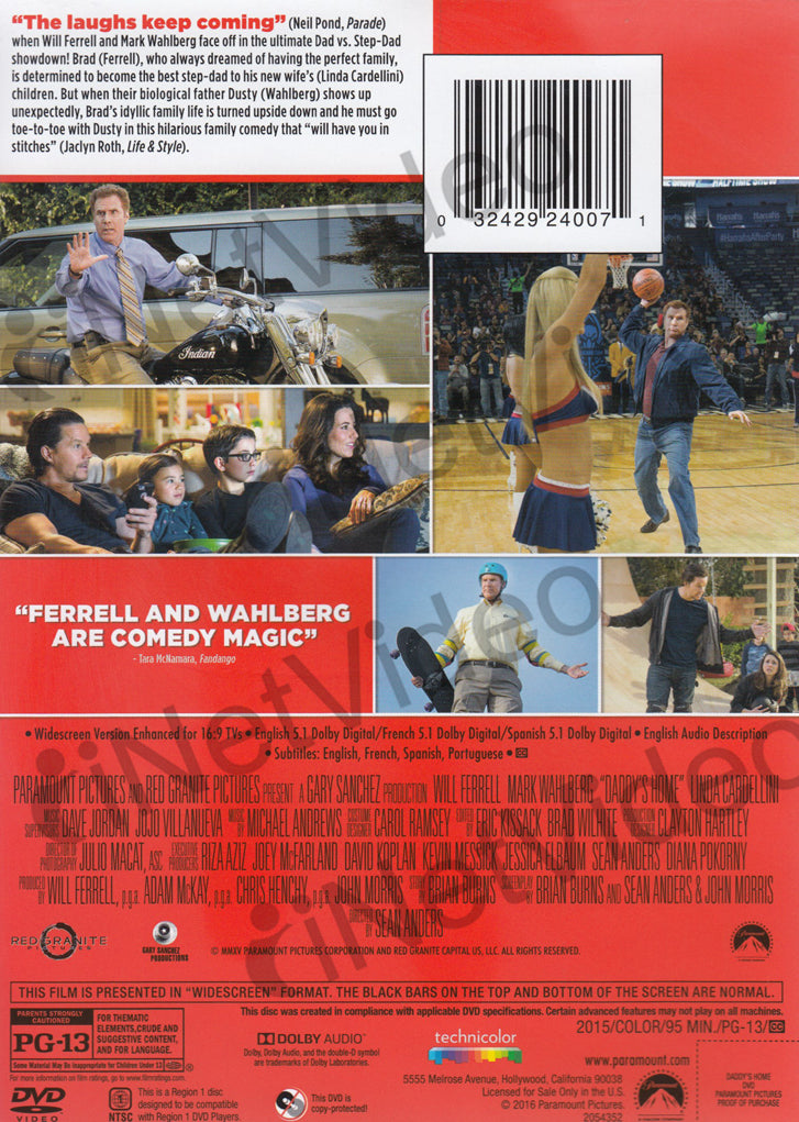 Daddy s Home on DVD Movie