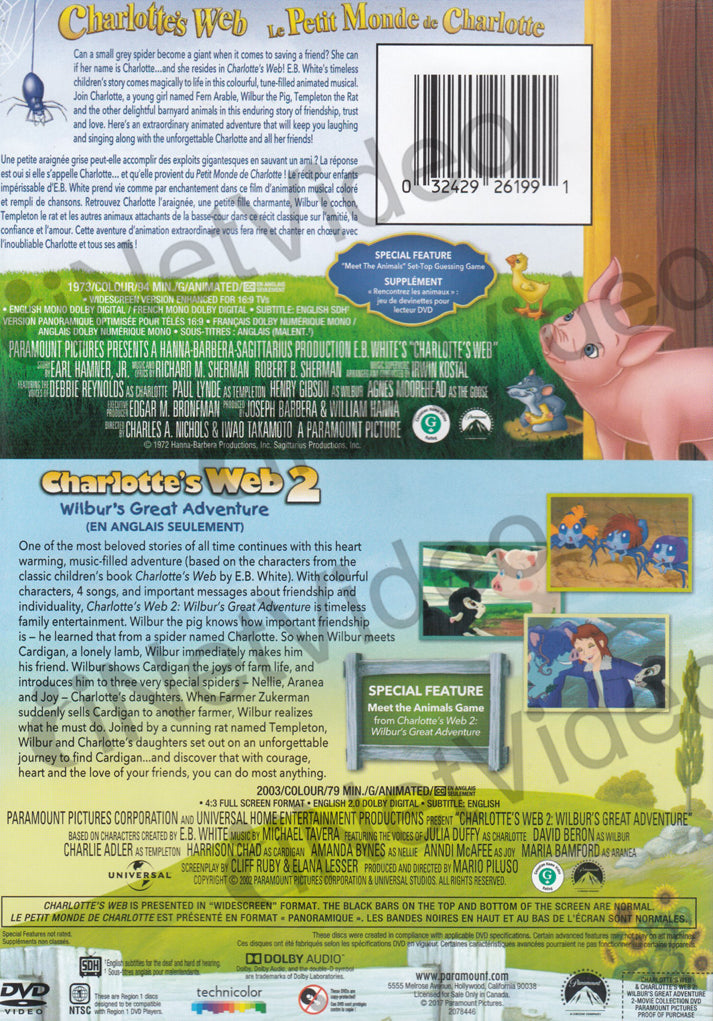 Charlotte s Web / Charlotte s Web 2 (2-Movie Collection