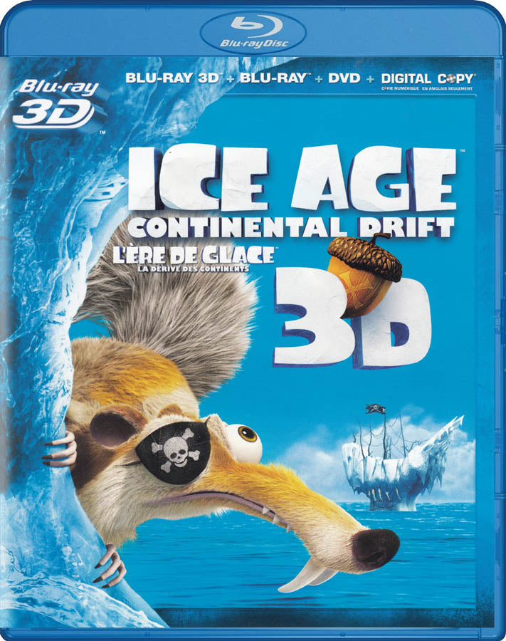 Ice Age : Continental Drift (Blu-ray 3D + Blu-ray + DVD) (Blu-ray 