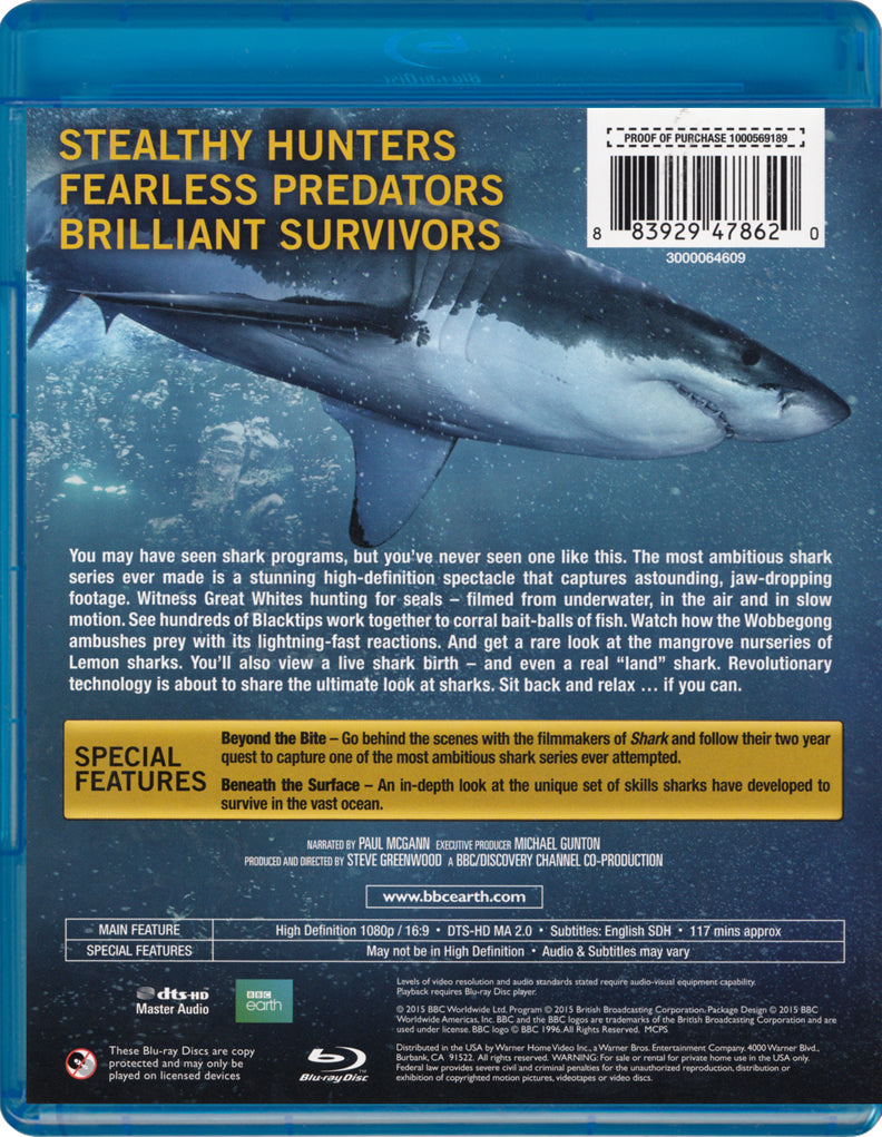 Shark (BBC Earth) (Blu-ray) on BLU-RAY Movie