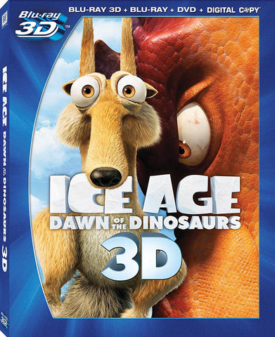 Ice Age - Dawn Of The Dinosaurs 3D (Blu-ray 3D + Blu-ray + DVD + Digital Copy) (Blu-ray) BLU-RAY Movie 