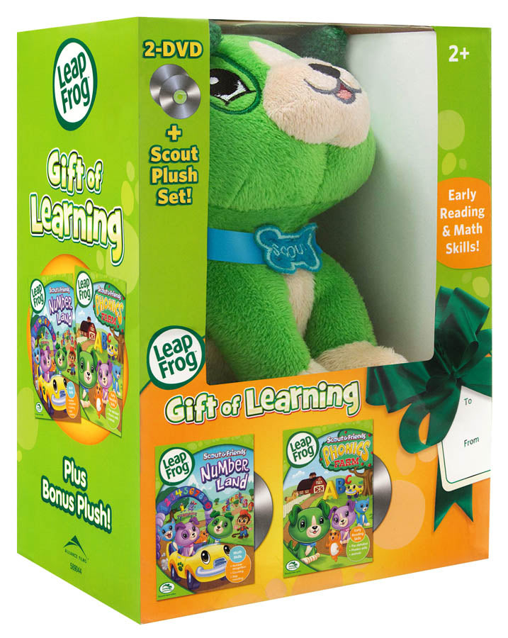 Leap Frog Gift of Learning (2 DVD + Scout Plush Set!) (Boxset) on