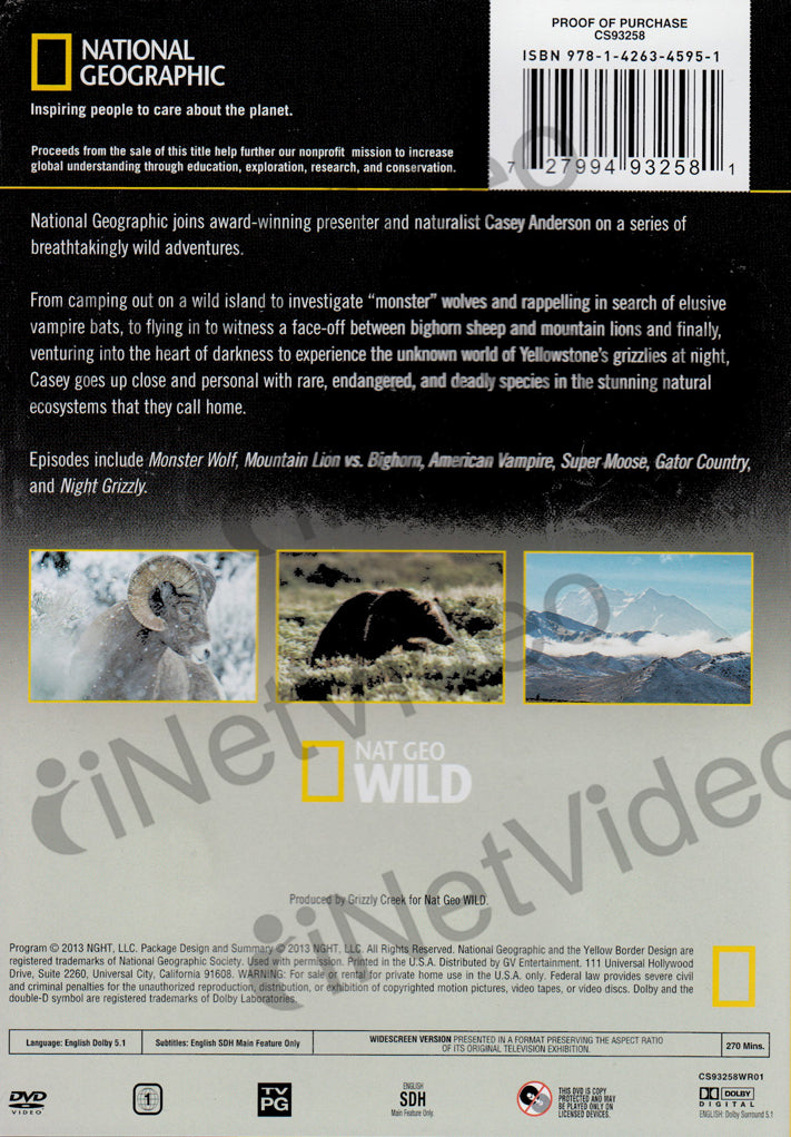 National Geographic - American the Wild on DVD Movie