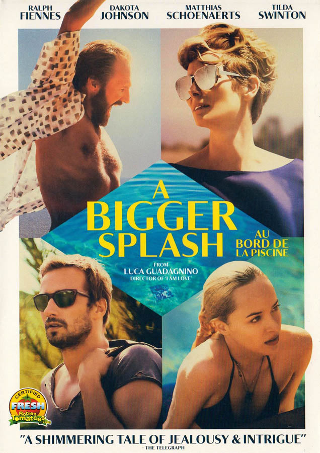 A Bigger Splash Bilingual on DVD Movie