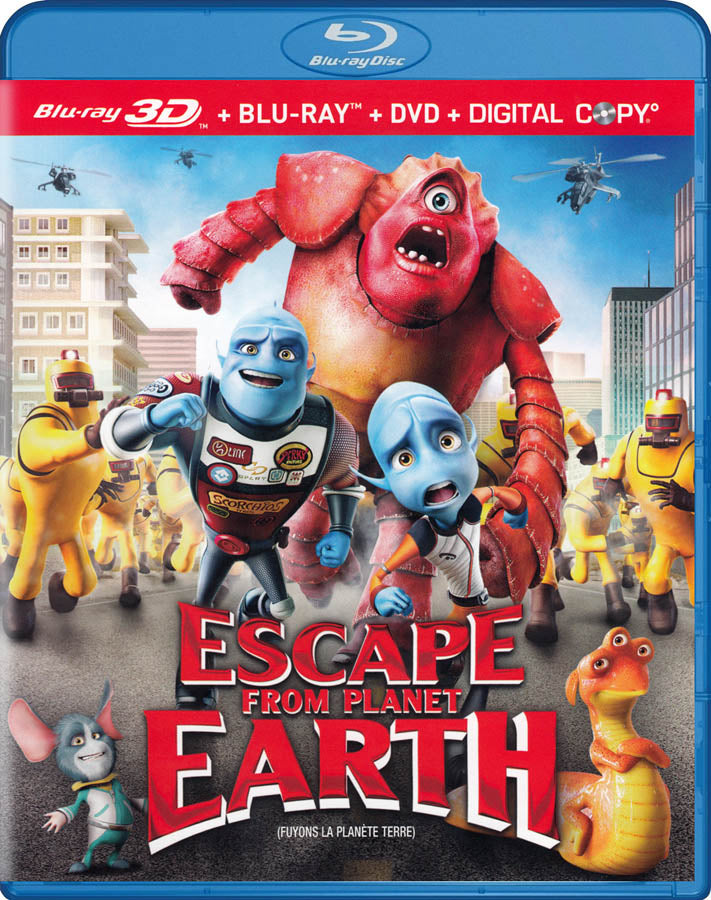Escape From Planet Earth (Blu-ray 3D + Blu-ray + DVD + Digital