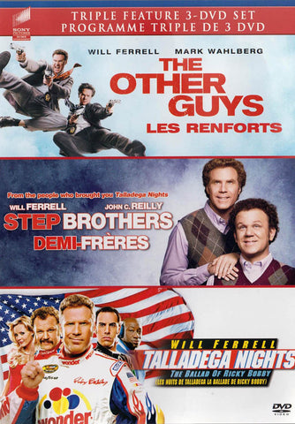 The Other Guys / Step Brothers / Talladega Nights (Triple Feature) (Bilingual) DVD Movie 