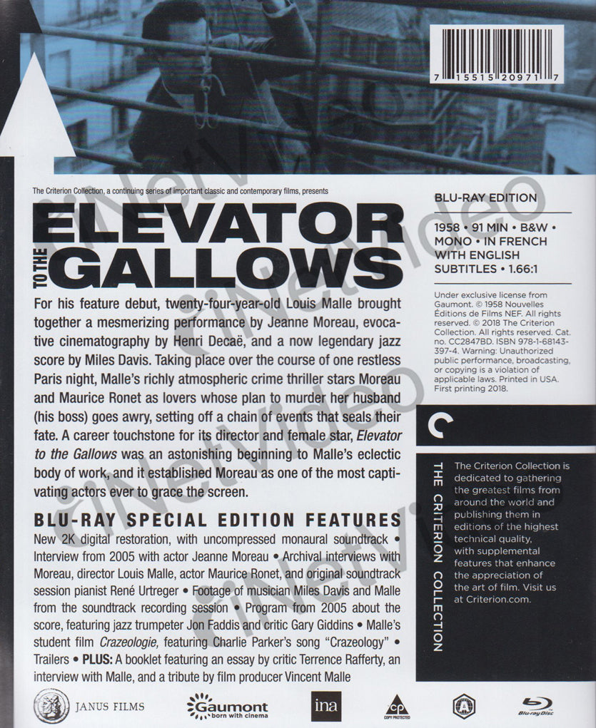 Elevator to the Gallows - The Criterion Channel