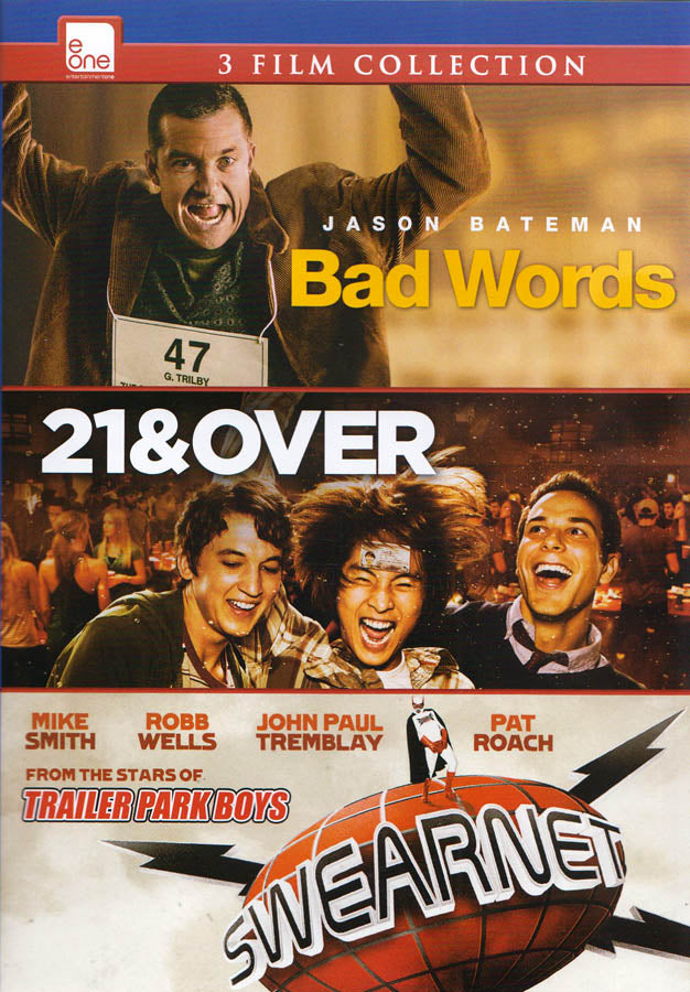 Bad Words / 21 And Over / Swearnet (3 Film Collection) on DVD Movie