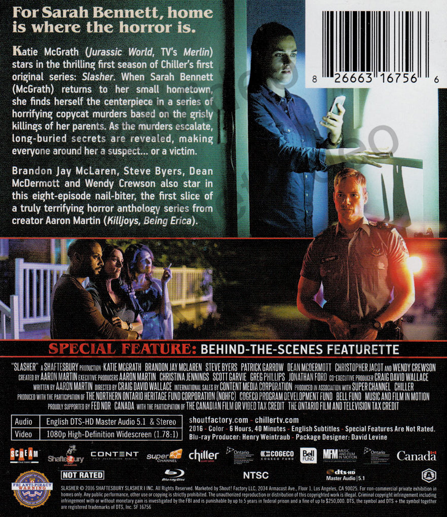 Slasher: Season One (Blu-ray) on BLU-RAY Movie