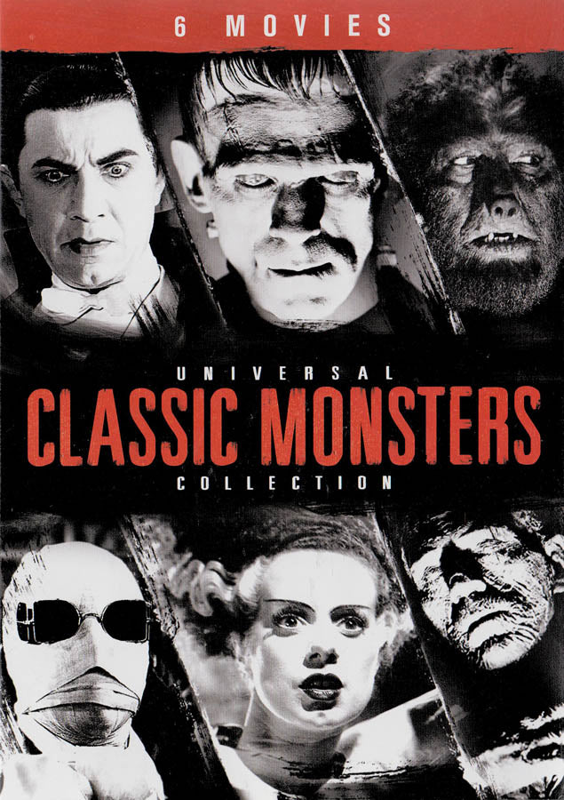 Universal Classic Monsters Collection (6-Movies) on DVD Movie