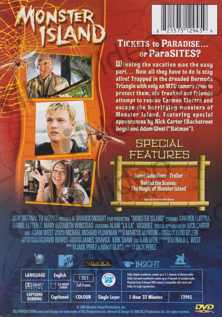 Monster Island (2004) on DVD Movie