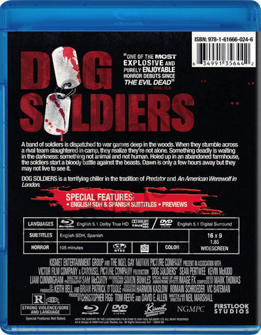 Dog Soldiers (Blu-ray) BLU-RAY Movie 