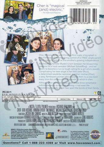 Mermaids on DVD Movie