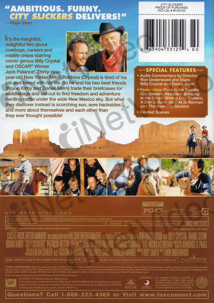 City Slickers on DVD Movie