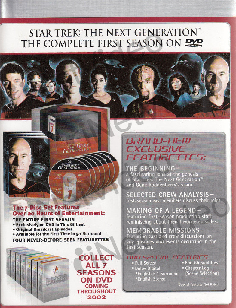 Star Trek The Next Generation - The Complete First Season (Boxset
